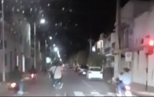 Imprudencia al mando de motocicletas en Goya