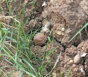 Paseaba a su perro, encontró una granada y durante horas no hubo evacuación