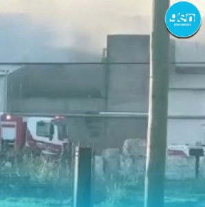 Incendio en la textil Alal de Goya