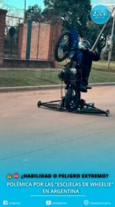 POLÉMICA POR LAS “ESCUELAS DE WHEELIE” EN ARGENTINA