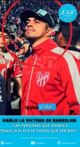 HABLO LA VICTIMA DE BARRELIER “LAS PERSONAS QUE VIENEN A TRAER LA PLATA TE TIENEN QUE VER BIEN”