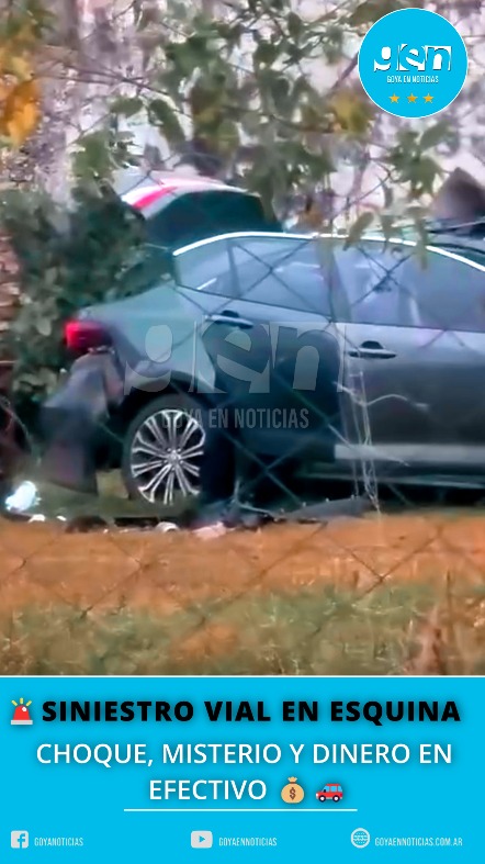 ESQUINA: CHOQUE, MISTERIO Y DINERO EN EFECTIVO