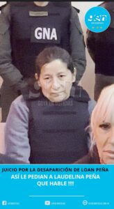 ASÍ LE PEDIAN A LAUDELINA PEÑA QUE HABLE !!!!