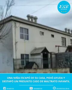 UNA NIÑA ESCAPÓ DE SU CASA, PIDIÓ AYUDA Y DESTAPÓ UN PRESUNTO CASO DE MALTRATO INFANTIL