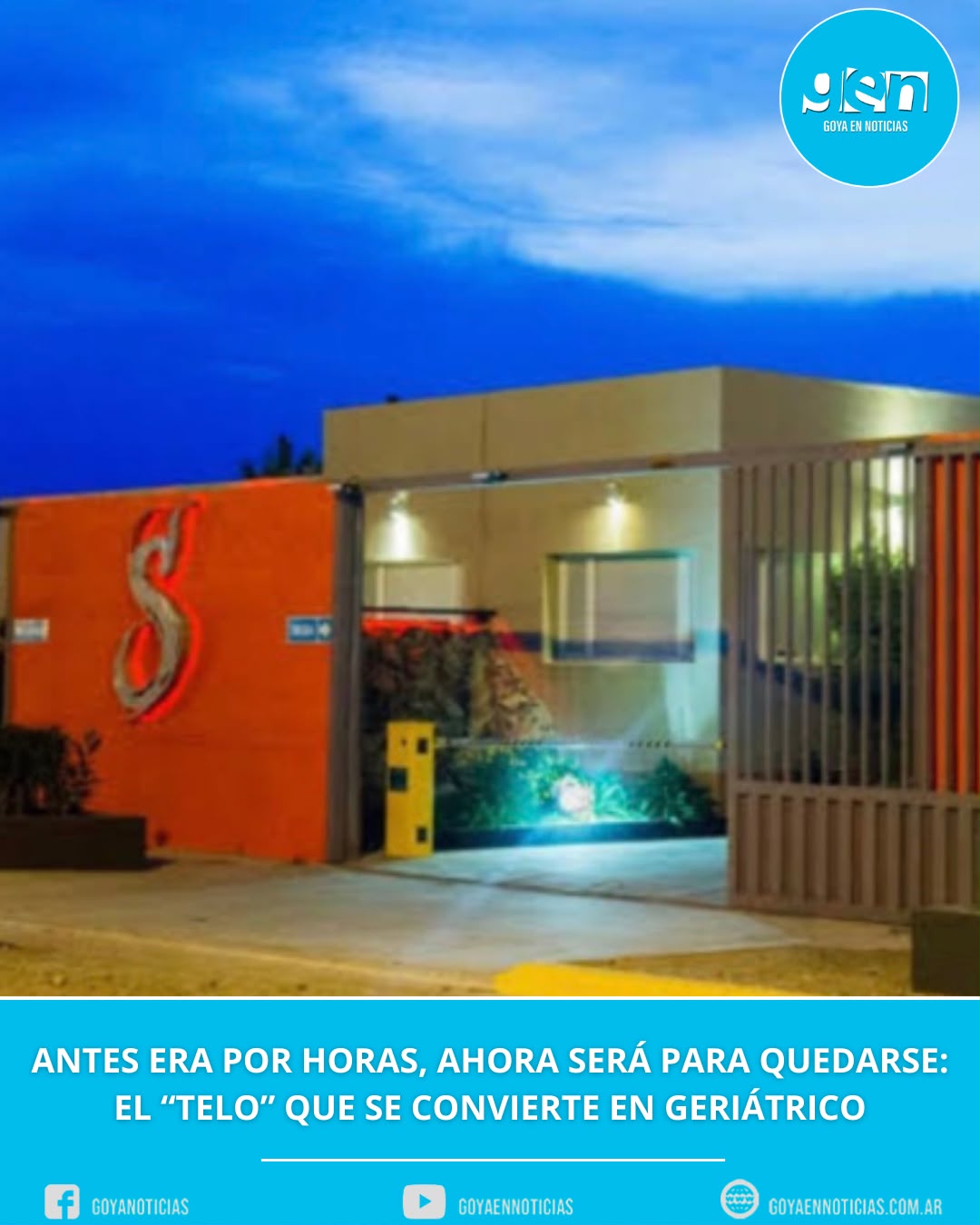 Antes era por horas, ahora será para quedarse: “el telo” que se convierte en geriátrico