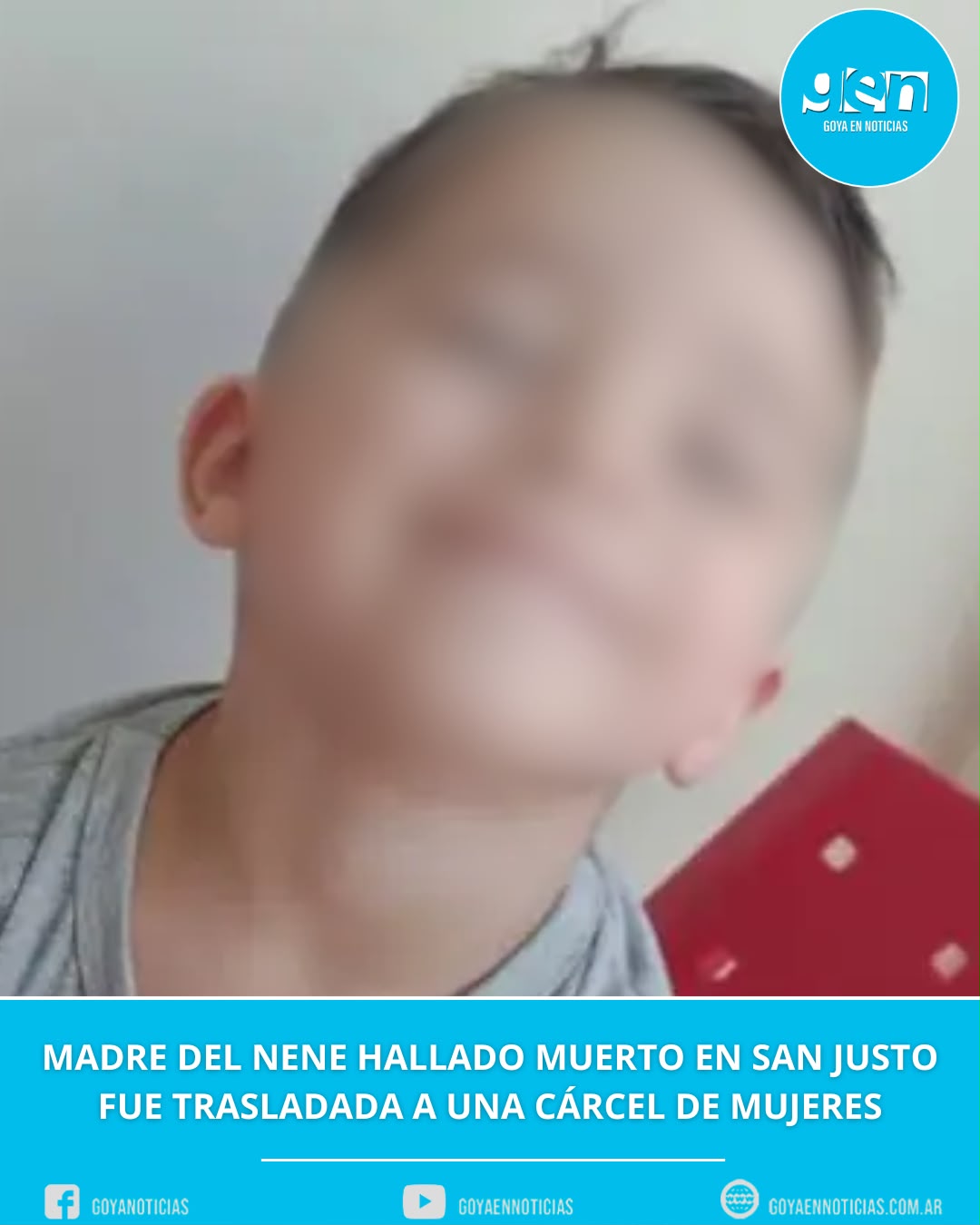 La madre del nene hallado muerto en San Justo fue trasladada a una cárcel de mujeres