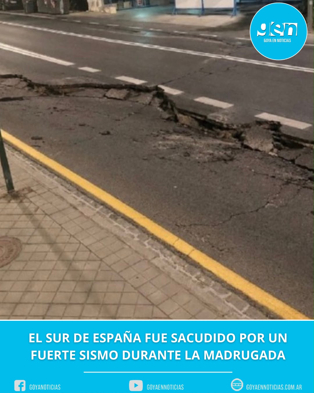El sur de España fue sacudido por un fuerte sismo durante la madrugada