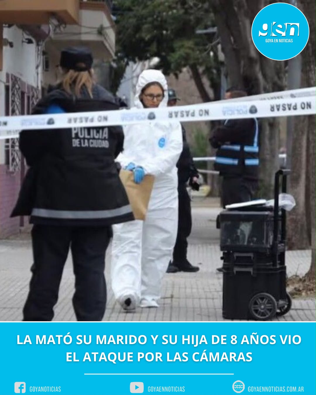 La mató su marido y su hija de 8 años vio el ataque por las cámaras
