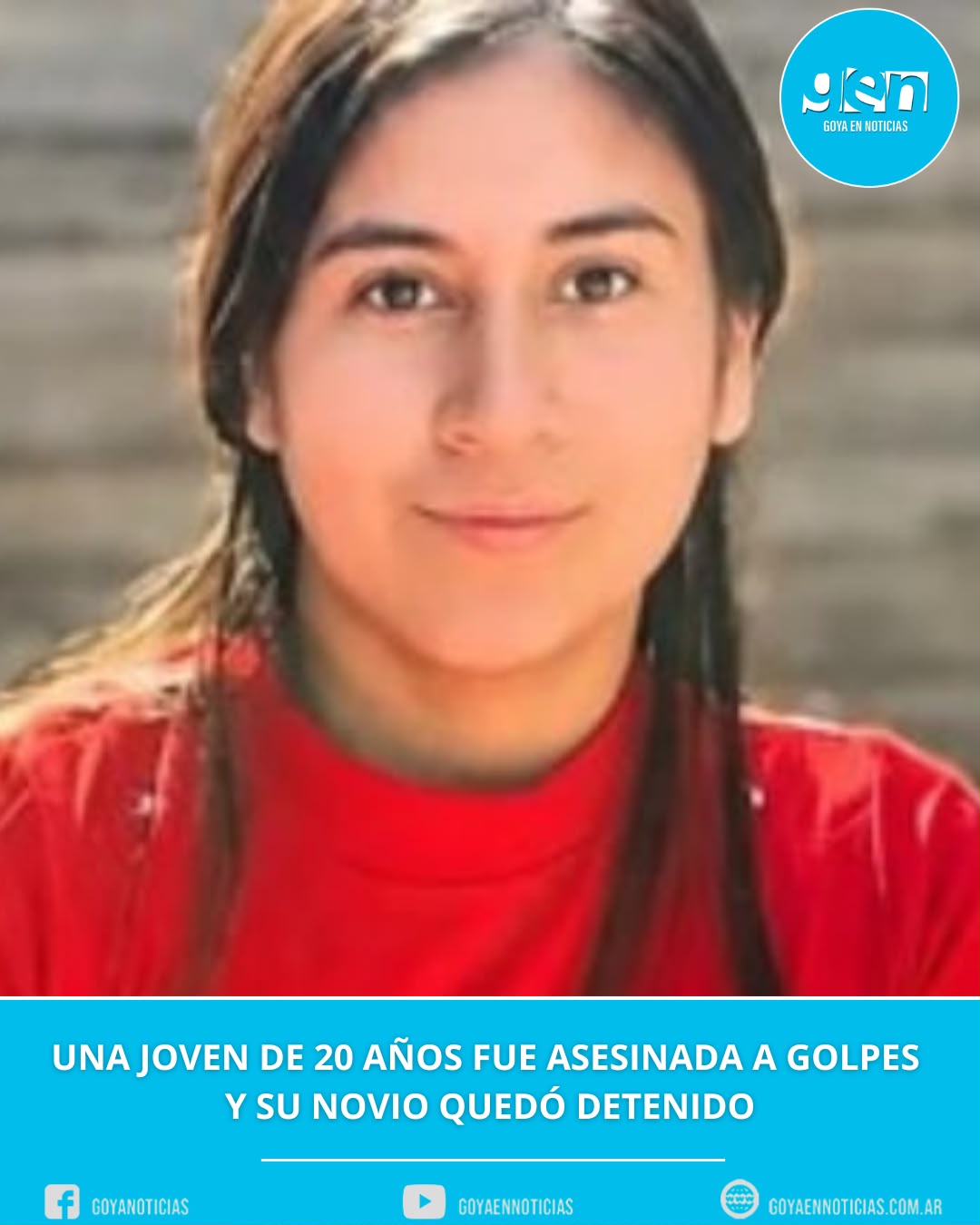 Una joven de 20 años fue asesinada a golpes y su novio quedó detenido