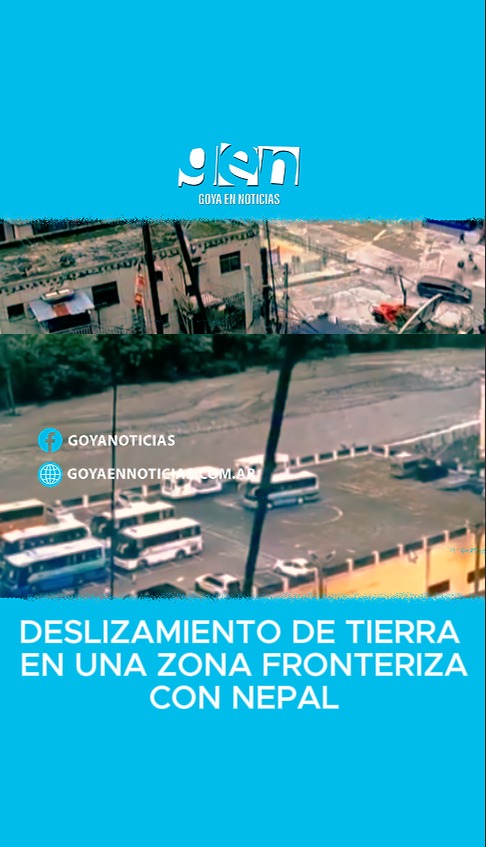 Deslizamiento de tierra en una zona fronteriza con Nepal