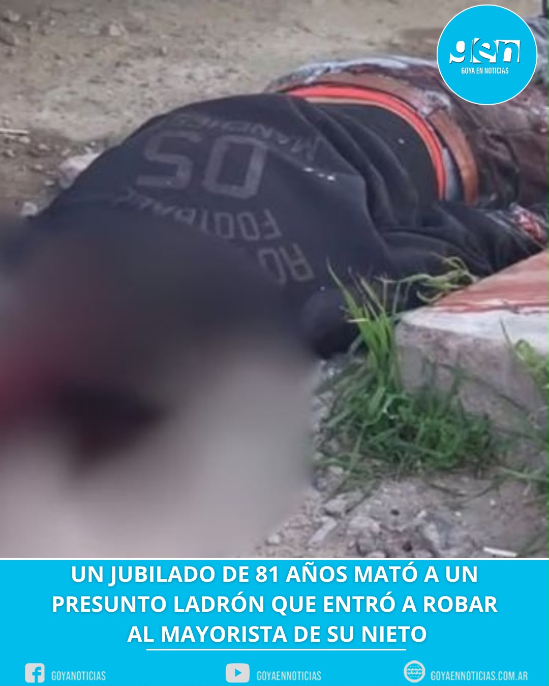 Un jubilado de 81 años mató a un presunto ladrón que entró a robar al mayorista de su nieto