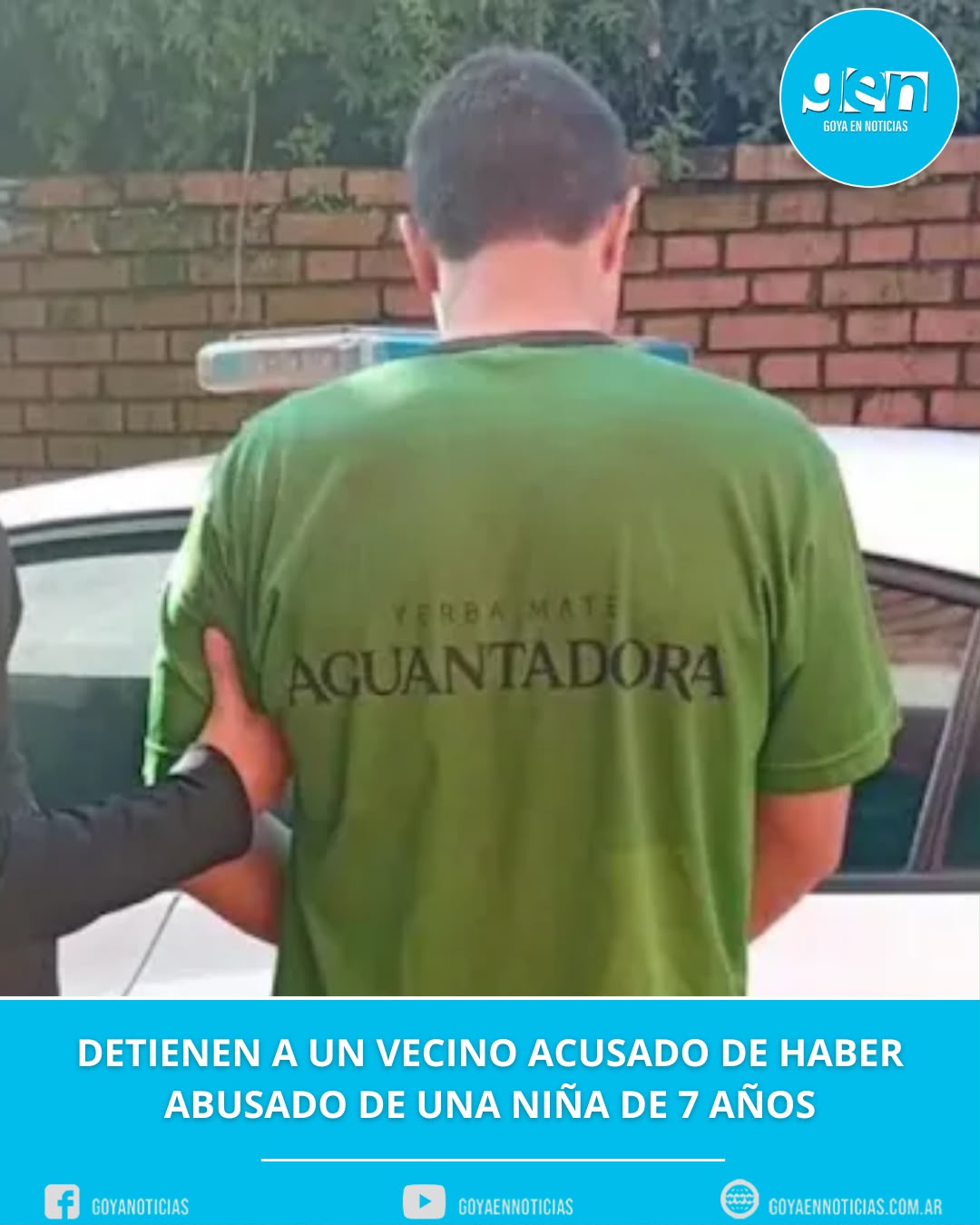 Detienen a un vecino acusado de haber abusado de una niña de 7 años